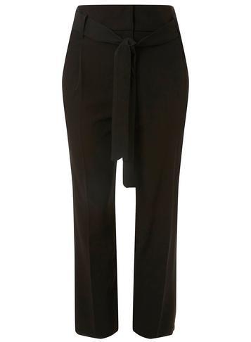 Dorothy Perkins *dp Curve Black Tie Waist Trousers