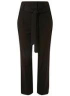 Dorothy Perkins *dp Curve Black Tie Waist Trousers