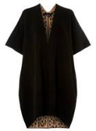 Dorothy Perkins Black Double Side Leopard Print Cape