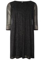 Dorothy Perkins *billie & Blossom Black Disco Shift Dress