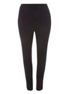 Dorothy Perkins Dp Curves Black Bengaline Pull On Trousers