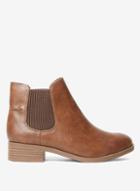 Dorothy Perkins Wide Fit Tan 'monty' Ankle Boots