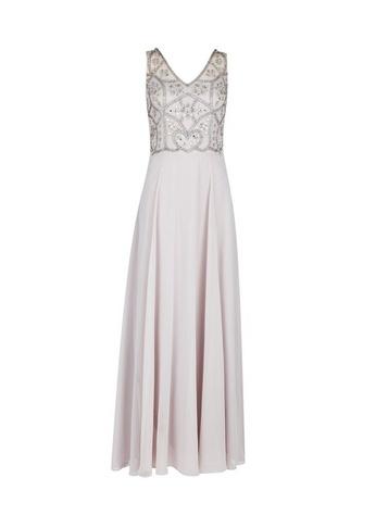 *showcase Grey 'elle' Embellished Maxi Dress