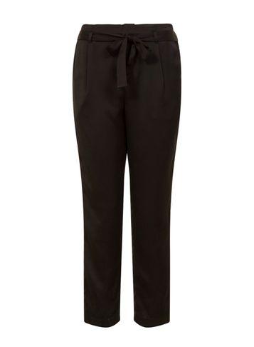 Dorothy Perkins *girls On Film Black Satin Tie Trousers
