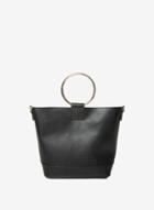 Dorothy Perkins Black Mini Metal Handle Bag