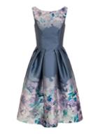 Dorothy Perkins *chi Chi London Curve Floral Print Skater Dress