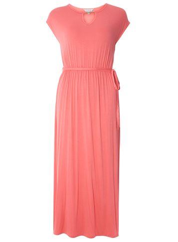Dorothy Perkins Petite Coral Jersey Maxi Dress