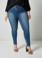 Dorothy Perkins *dp Curve Midwash High Waisted Disco Jeans