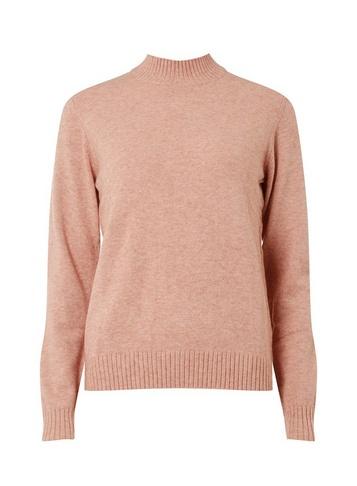 Dorothy Perkins *vila Pink Turtle Neck Knitted Top