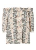 Dorothy Perkins *vila Coral Off The Shoulder Top