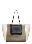 Dorothy Perkins Khaki Pocket Front Shopper Bag