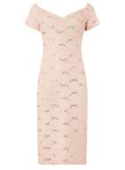 Dorothy Perkins *scarlett B Blush Bardot Midi Dress