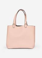 Dorothy Perkins *pieces Peach 'kopa' Shopper Bag