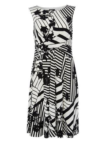 Dorothy Perkins *roman Originals Monochrome Skater Dress