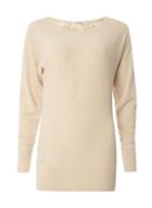 Dorothy Perkins *voulez Vous Beige Chiffon Hem Zip Top