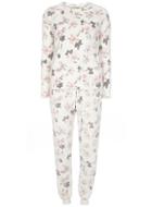 Dorothy Perkins Cream Floral Super Soft Pjyama Set