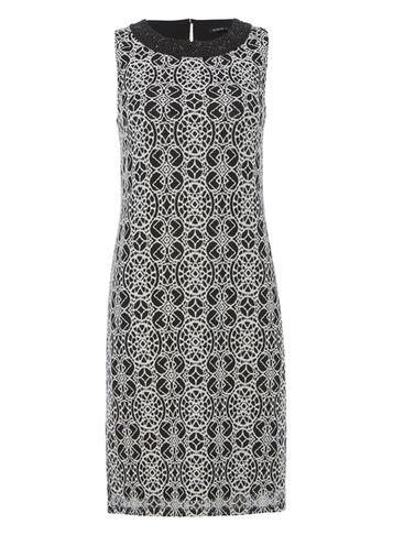 Dorothy Perkins *roman Originals Black Lace Shift Dress