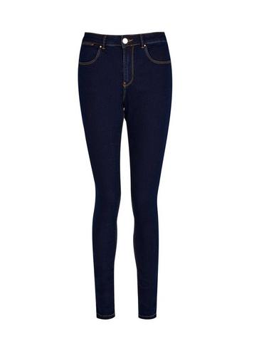 Dorothy Perkins *tall Blue Indigo Bailey Five Pocket Skinny Stretch Jeans