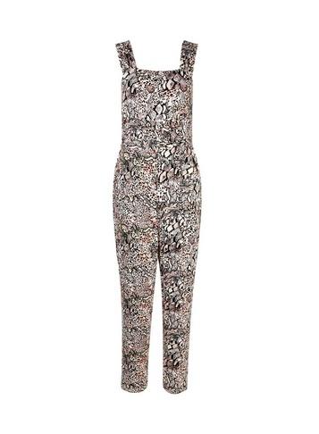 Dorothy Perkins *tall Pink Animal Print Jumpsuit