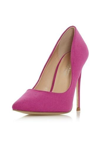Dorothy Perkins *head Over Heels Pink 'alena' Ladies High Heel Court Shoes