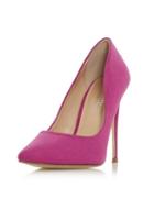 Dorothy Perkins *head Over Heels Pink 'alena' Ladies High Heel Court Shoes