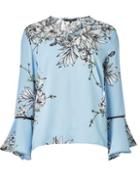 Dorothy Perkins *vero Moda Pale Blue V-neck Top