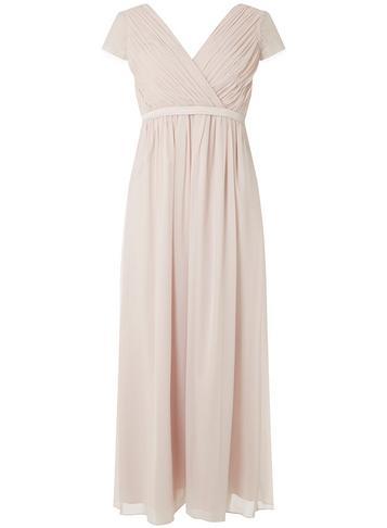 Dorothy Perkins *showcase Petite Blush 'athena' Maxi Dress
