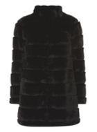 Dorothy Perkins Petite Black Faux Fur Longline Coat