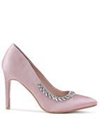 Dorothy Perkins *chi Chi London Pink Embellished Court Shoes