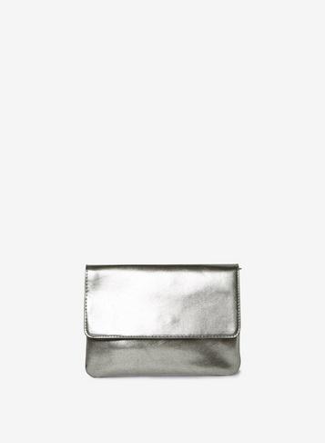 Dorothy Perkins *pieces Silver 'landrea' Cross Body Bag