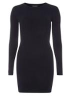 Dorothy Perkins Navy Cable Knitted Dress