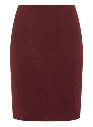 Dorothy Perkins *tall Red Textured Mini Skirt