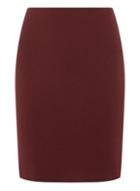 Dorothy Perkins *tall Red Textured Mini Skirt