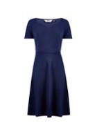 Dorothy Perkins *tall Navy Sweetheart Fit And Flare Dress