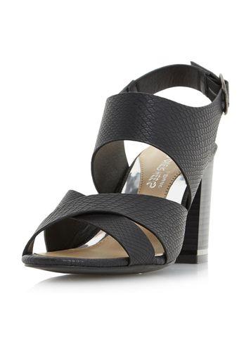 Dorothy Perkins *head Over Heels By Dune Black 'jaya' High Sandals