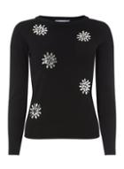 Dorothy Perkins Petite Snowflake Gem Jumper