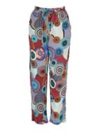 Dorothy Perkins *izabel London Multi Blue Palazzo Trouser