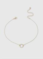 Dorothy Perkins Gold Ring Choker Necklace