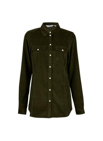 Dorothy Perkins *tall Khaki Corduroy Shirt