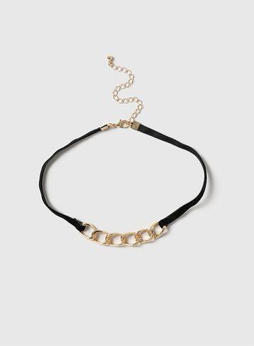 Dorothy Perkins Gold Chain Choker Necklace