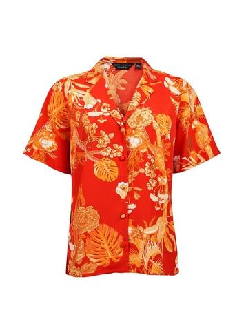 Dorothy Perkins Red Parrot Print Pyjama Shirt