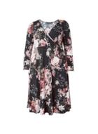 Dorothy Perkins *dp Curve Pink Floral Wrap Dress