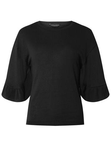 Dorothy Perkins Black Ruffle Sleeve Jumper