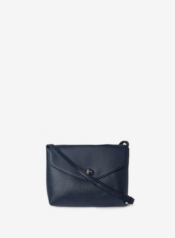 Dorothy Perkins Navy Twist Lock Cross Body Bag