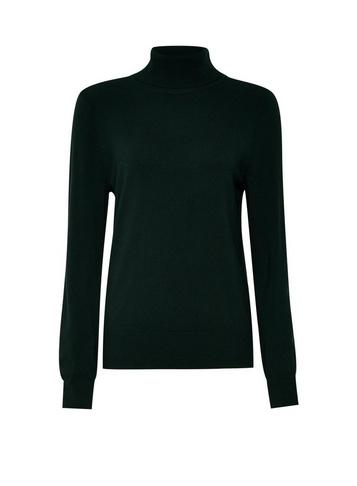 Dorothy Perkins Green Roll Neck Jumper
