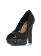 Dorothy Perkins *head Over Heels By Dune 'cadenza' Black Shoes