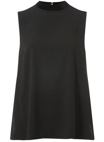 Dorothy Perkins Black Velvet Neck Top