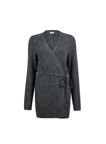 *vila Dark Grey Cardigan