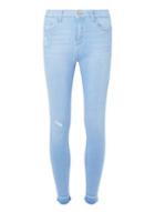 Dorothy Perkins Ice Blue Hem 'darcy' Ankle Grazer Jeans