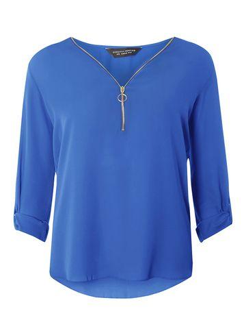 Dorothy Perkins Cobalt Long Sleeve Top